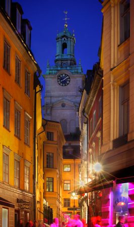 Gamla stan utan julbelysning