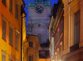 Gamla stan utan julbelysning